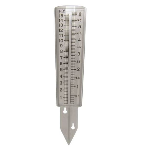 Bios Weather Rain Gauge with Measurement Indicator