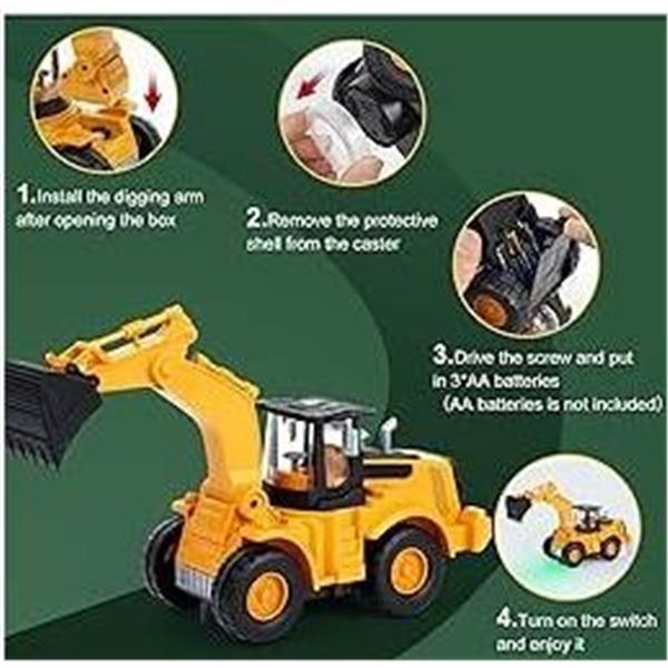 Kizeefun Construction Excavator Toy, 3+ Years, Made in China