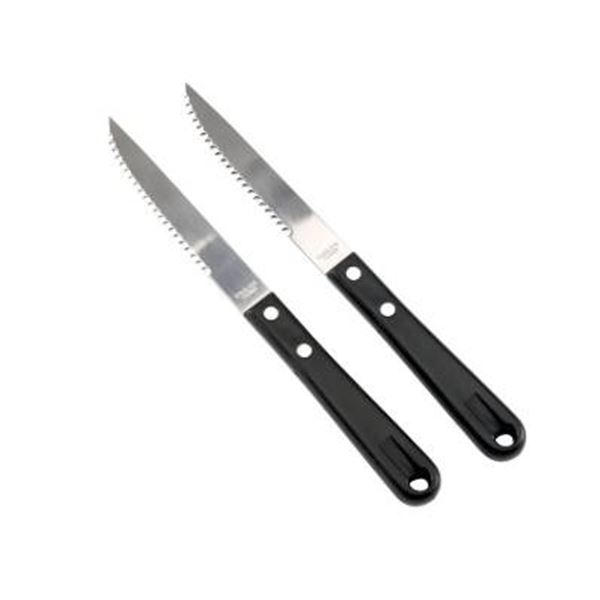 6- Packs of 2 – GoodCook Steak Knife Packs with Black Handles