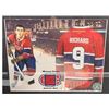 Image 2 : Richard #9 – Collector Framed Picture With Montreal Forum Seat Piece 12.5″ x 15[x=