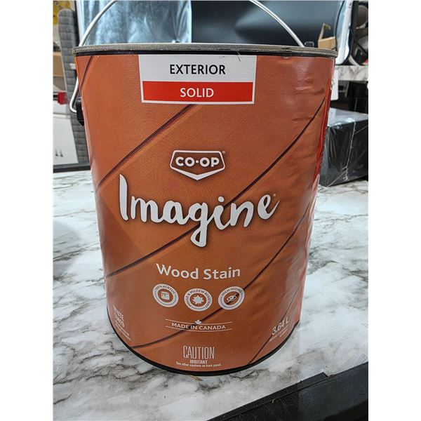 CO-OP Imagine Wood Stain, Exterior Solid, 3.64 L, Made in Canada