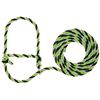 Image 1 : Weaver Livestock Adjustable Poly Neck Rope, Lime/Black/Gray, Model 35-4040-H44