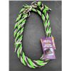 Image 2 : Weaver Livestock Adjustable Poly Neck Rope, Lime/Black/Gray, Model 35-4040-H44