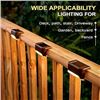 Image 1 : 3-Pack Solar Deck Railing Light with LED Technology