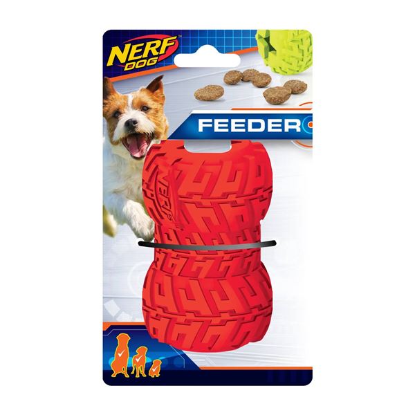 Nerf Dog Feeder Rubber Treat Dispenser, Model GP R1211-201