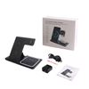 Image 1 : 3-in-1 Foldable QI Wireless Charging Station with Night Light