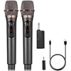 Image 1 : ALPOWL BOBKZNF8KS Wireless Vocal Recording Microphone System