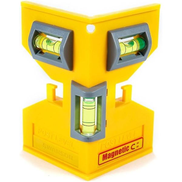 Swanson Magnetic Post Level with Multi-Language Labeling