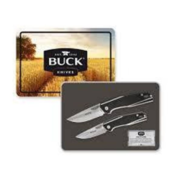 Buck Knives 246/247 Combo Set with Display Tin