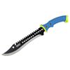 Image 1 : Defender Xtreme Fixed Blade Knife with Sheath and Blue Handle
