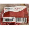 Image 3 : Arrow Connectivity 50 Ft Ethernet Cable – Red