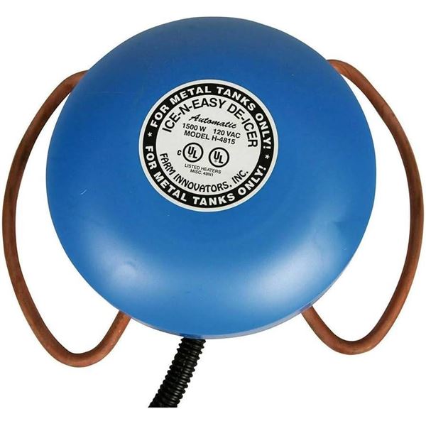 Ice-N-Easy Floating Stock Tank Deicer 1500 Watts Model H-4815