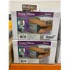 Image 2 : Bung Knee Pillow For Side Sleepers with Memory Foam Support LOT OF 2