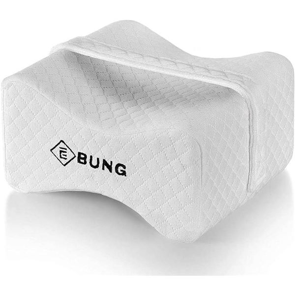 Bung Knee Pillow For Side Sleepers with Memory Foam Support LOT OF 2