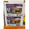Image 2 : Bung Knee Pillow For Side Sleepers with Memory Foam Support LOT OF 2