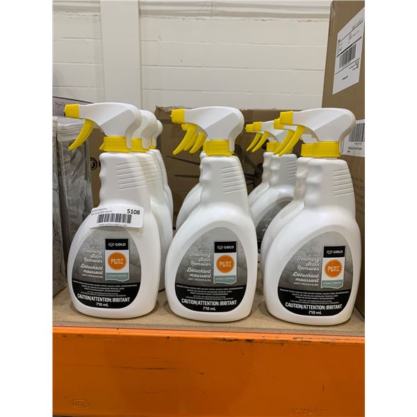 Mold & Mildew Foaming Formulation Stain Remover 750 mL Spray Bottles, Lot of 6