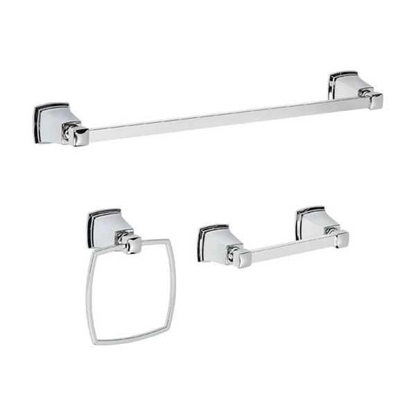 Moen Boardwalk Chrome 3-Piece Bathroom Accessory Set