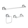 Image 1 : Moen Boardwalk Chrome 3-Piece Bathroom Accessory Set