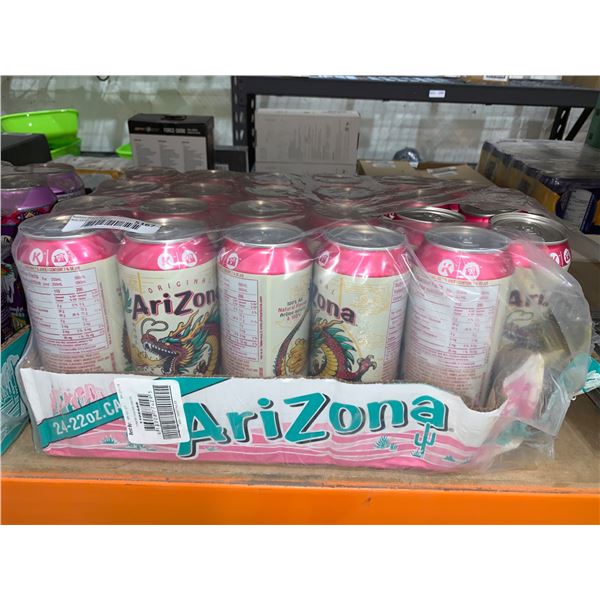 AriZona Green Tea Energy Drink 24-Pack, 22 oz Cans