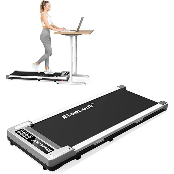 Elseluck Walking Pad Treadmill, Under Desk Treadmill with Remote Control, Walking Jogging Running Ma