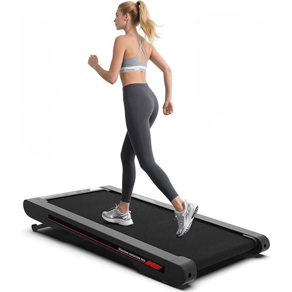 Sperax Walking Vibration Pad with Incline, 2.5HP Low Noise Under Desk Treadmill with APP, Walking Pa