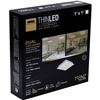 Image 1 : ThinLED Flushmount LED Edge Light, Dual Light Source, 1×1, 17W/450 Lumens