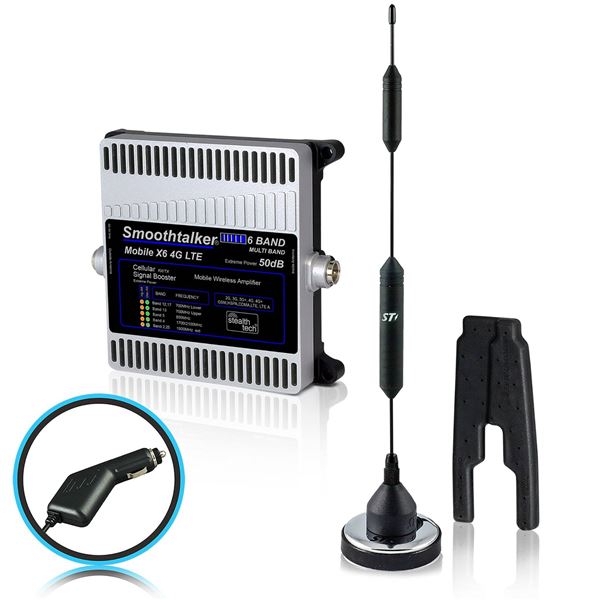 Smoothtalker X6 High Power 4G LTE Cell Signal Booster for Vehicles