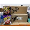 Image 1 : Takis Rolled Tortilla Chips Assortment,24 x 90g Bags, Kaboom and Dragon Flavors