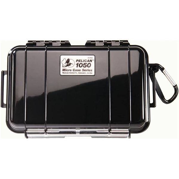Pelican 1050 Micro Case with Water-Resistant Design and Latch Closure