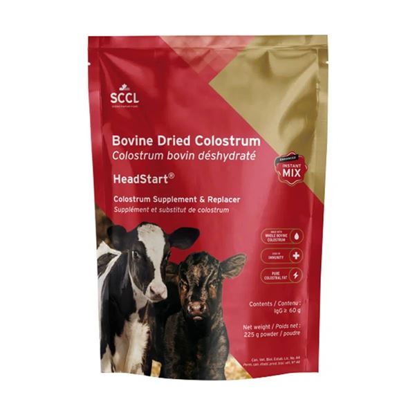 SCCL Bovine Dried Colostrum Heedstart 5 x 225 g Powder