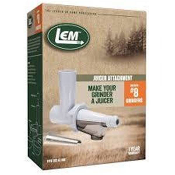 LEM Juicer Attachment for Use with #8 Grinders