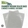 Image 1 : LEM MaxVac Pro Chamber Sealer Vacuum Bags, 10 x 13 Inches, 250 Count