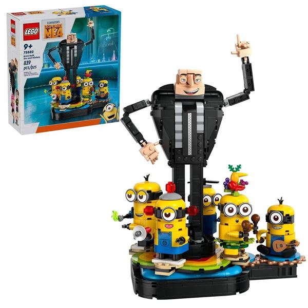 LEGO Despicable Me Gru and Minions Building Set with 839 Pieces