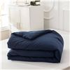 Image 1 : Simmons Down Alternative Twin Size Blanket , 163cm x 229cm, Navy