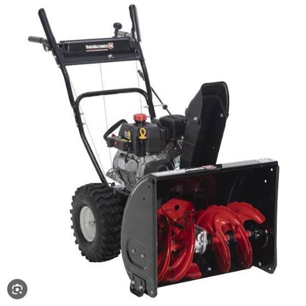 Yard Machines Two-Stage Snow Blower with 208cc Engine and 24-Inch Clearing Width