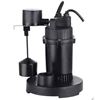 Image 1 : LEO Thermoplastic Submersible Sump Pump, 2560 GPH, 115 V, 4.6 A, 1/3 HP
