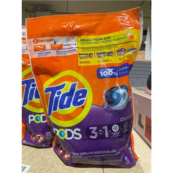 Lot of 3 x81 count Tide Pods 3 in 1 Spring Meadow Laundry Detergent
