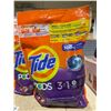 Image 1 : Lot of 3 x81 count Tide Pods 3 in 1 Spring Meadow Laundry Detergent