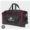 Image 1 : Graphite Rolling Hockey Bag with Multiple Compartments and Wheels Dimensions (L × W × H/D): 90 cm × 