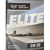 Image 1 : 12x1L Elite 5W-20 Premium Lubricants Engine Oil