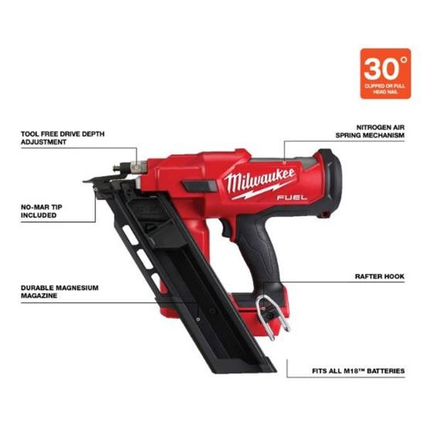 Milwaukee M18 Fuel 2745-20 Cordless Framing Nailer !TOOL ONLY!