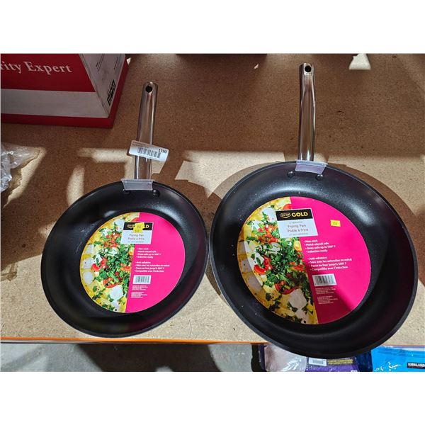 Co-Op Gold Frying Pan Set, 8-Inch and 10-Inch, Non-Stick