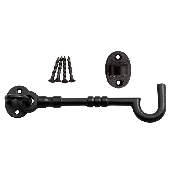 Lot of 2 Hillman 6-Inch Decorative Gate Hook and Eye Set (Model 620411)