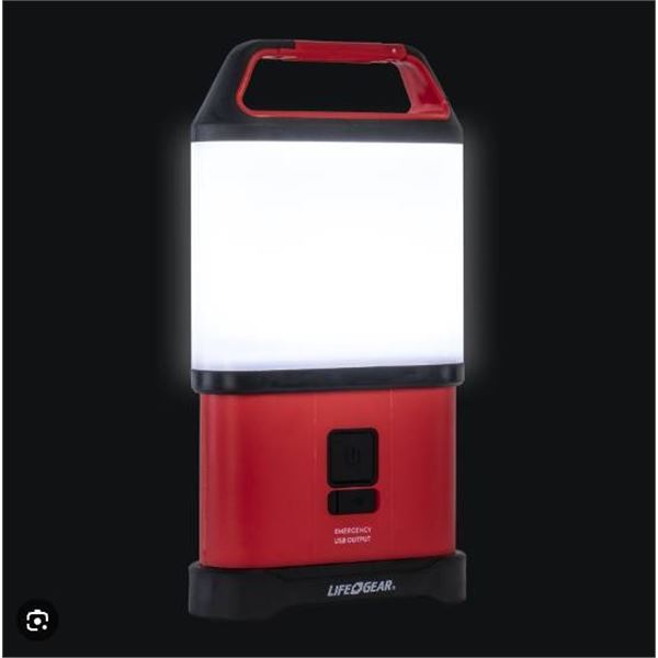 LifeGear Stormproof Lantern With LED Technology and 1000 Lumens Output