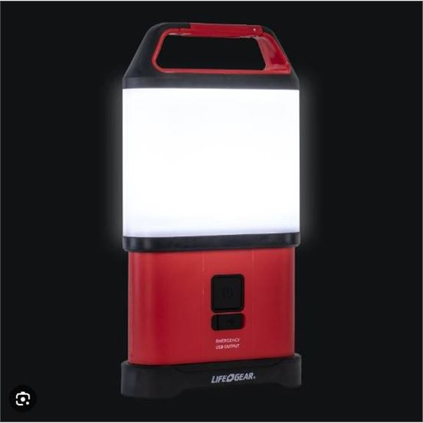 LifeGear Stormproof Lantern With LED Technology and 1000 Lumens Output