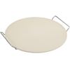 Image 1 : GoodCook 14.75in (37.4cm) Pizza Baking Stone with Serving Rack