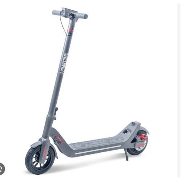 Phantom Go Go Electric Scooter with Charger, Grey