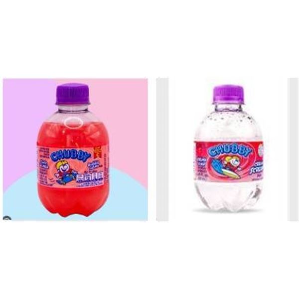 Chubby Soft Drink Lot – Bubble Gum and Cream Soda – 24 x 250ml Each Flavour