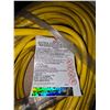 Image 3 : Yellow Electrical Extension Cord with 3-Prong Plug, 550 Rating