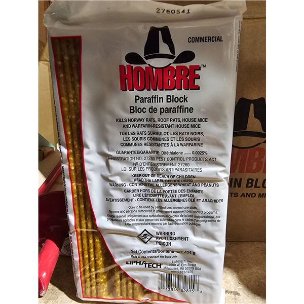 Hombre Paraffin Blocks Rodent Control 12x454g